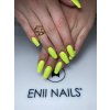 žluté gelové nehty Lux gel lak neon