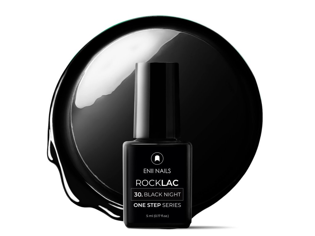 Čierny gel lak Rocklac 5 ml