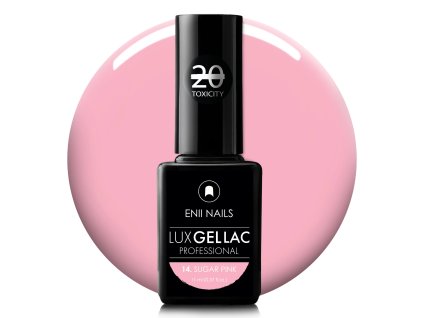 Ružový gél lak LUX GEL LAC 14. Sugar Pink 11 ml