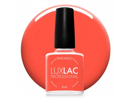 Oranžový lak na nechty LUX LAC 12 Coral 8ml