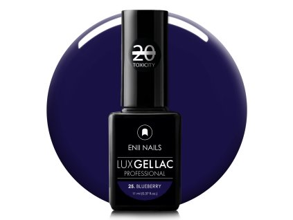 Modrý gél lak LUX GEL LAC 25. Blueberry