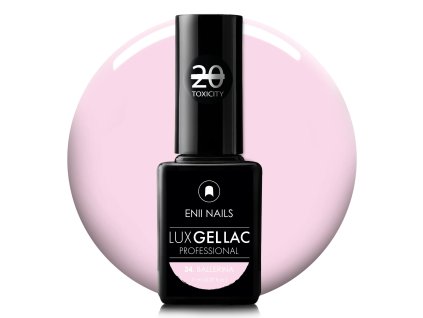 Slabofialový gél lak LUX GEL LAC 34. Ballerina 11 ml