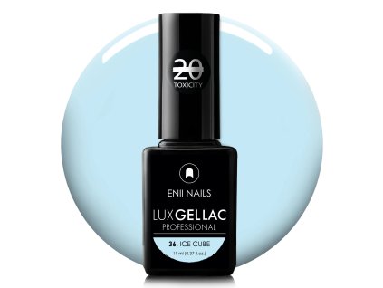 Azurovo-modrý gél lak LUX GEL LAC 11 ml