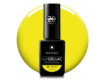 Žltý gél lak LUX GEL LAC 38. Lemon 11 ml