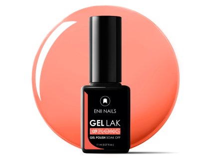Gel lak 129. Flamingo oranžový 11ml