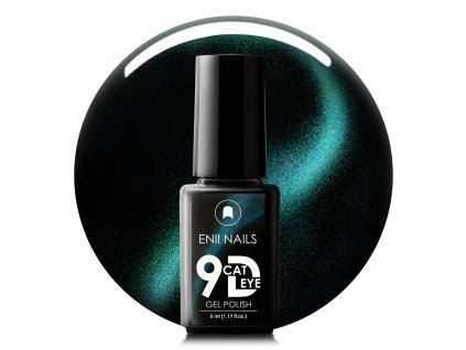 Tyrkysový Magnetický Gél lak 9D CAT EYE 3 Turquoise 5ml