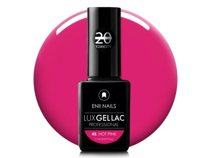 Odtieň magenta gel lak LUX GEL LAC 45.