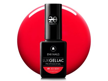 Neónový odtieň gel lak LUX GEL LAC 49.