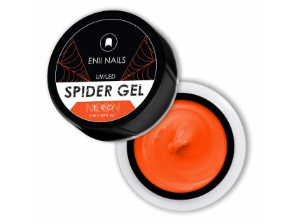 Neónový oranžový gél na zdobenie NEON SPIDER GEL 1 RIO 5ml