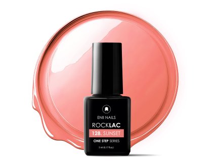 Oranžový Rocklac 128 Sunset 5ml