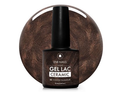 Čokoládový perleťový Gel Lac Ceramic 60 Cocoa Glamour