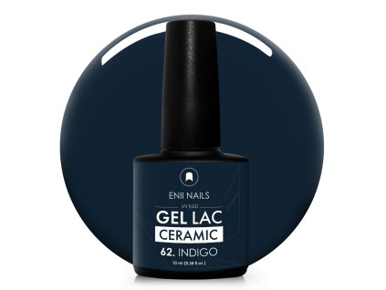 Tmavý Gel Lac Ceramic 62 Indigo 10 ml