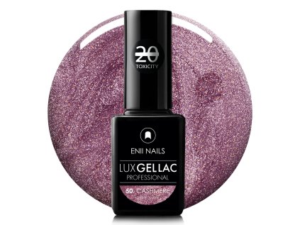 Ružový glittrový gel lak LUX GEL LAK 50.