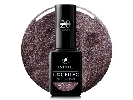 Glittrový gél lak LUX GEL LAC 52. Grace 11 ml