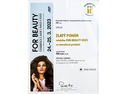 Trblietavý broskyňový poly gel v tube 30 ml