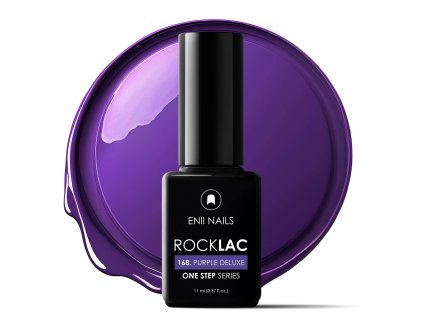 Enii Rocklac 168tmavo fialový Purple Deluxe 11ml