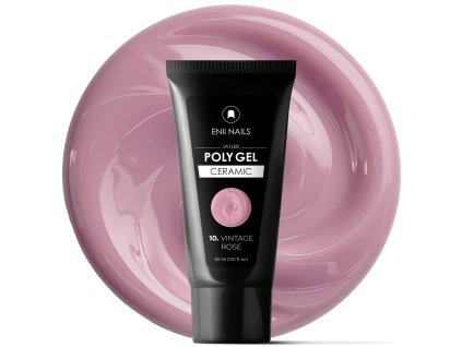 Staroružový Poly gel Vintage Rose 10