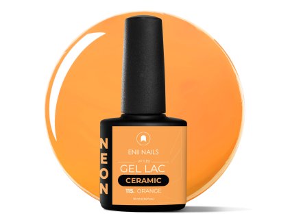 Neónovo Oranžový Gel lac Ceramic 115 Orange 10ml