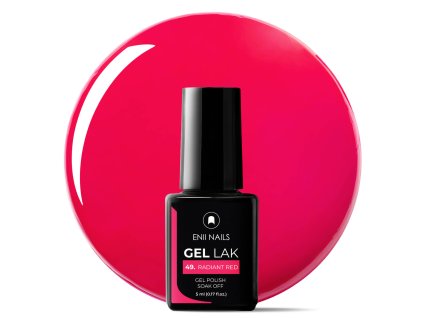 Neónovo červený Gél Lak 49 Radiant Red 5ml