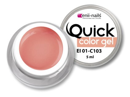 Broskyňový farebný UV/LED  gél bezvýpotkový  5 ml