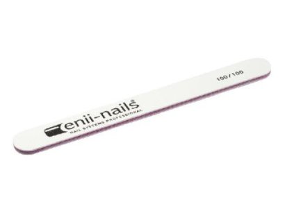 Pilník rovný biely 100/100 Enii nails