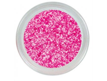 Ružový pigment na zdobenie nechtov s trblietami
