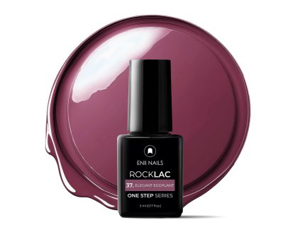 Hnedo fialový Rocklac 37 Elegant Eggplant 5ml