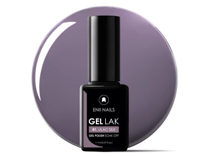 Pastelovo fialový Gél Lak 81 Lilac Silk 11ml