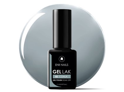 Gel lak 82. slabo šedý Coala 11ml