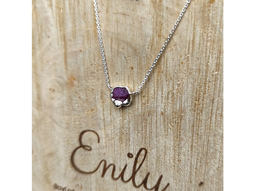 Rubínová kolekce náhrdelník č. 3