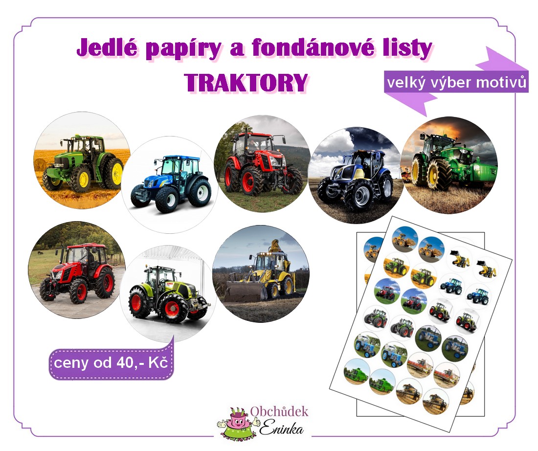 Jedlý papír traktor