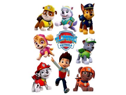 Paw patrol postavička s logem