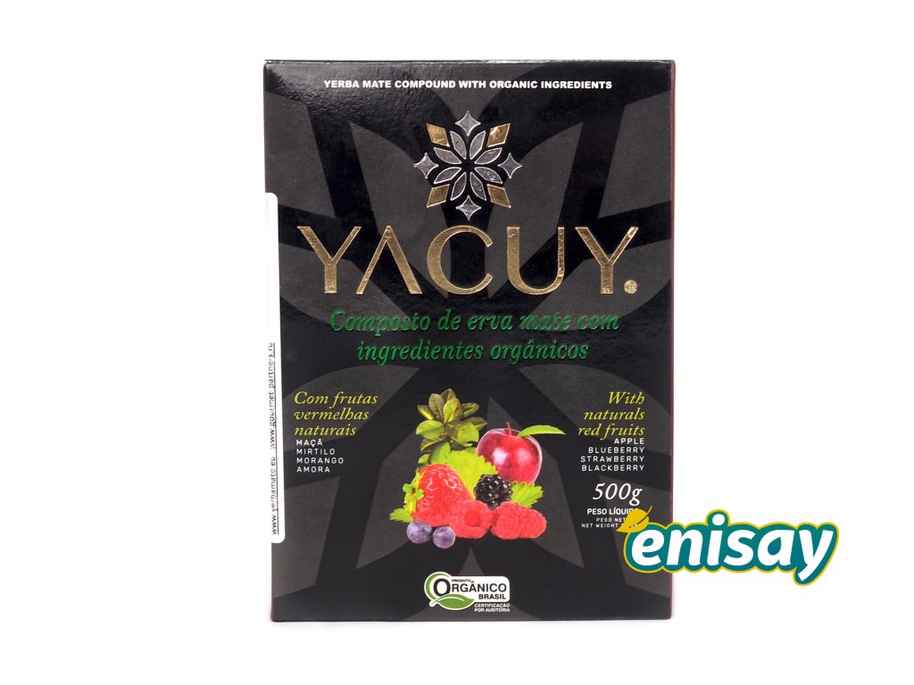 Yacuy Organic Red Fruits 500g Fruity Organic Yerba Mate Enisay.eu