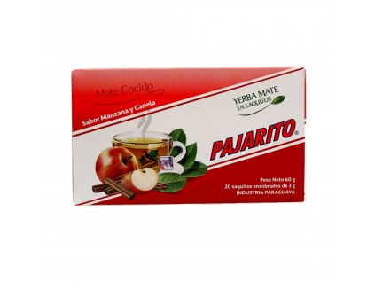 Pajarito Tea Bags 20x3g, Apple & Cinnamon