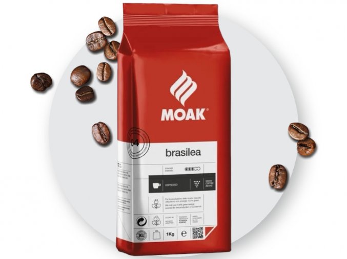 MOAK Brasilea 1kg zrnkova kava backround