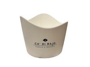 Chladič na víno velký bílý vlnitý CDR