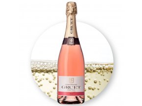 Gruet Champagne Rosé backround