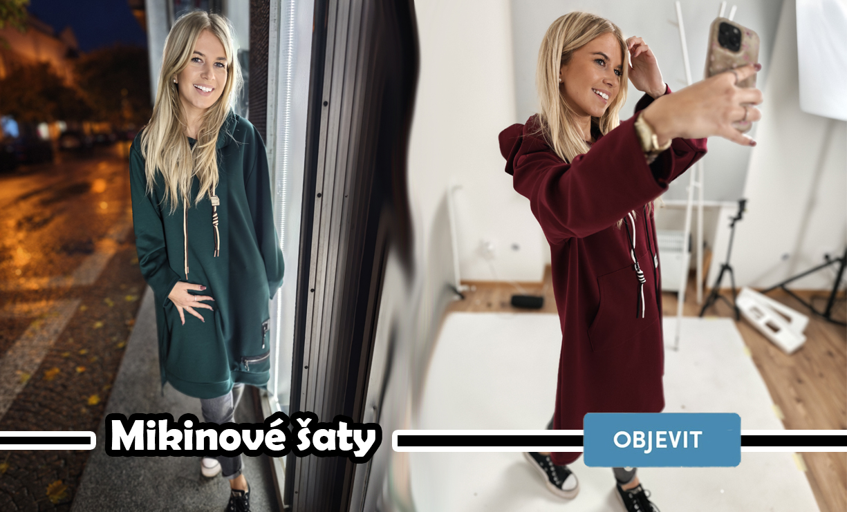 Mikinové šaty