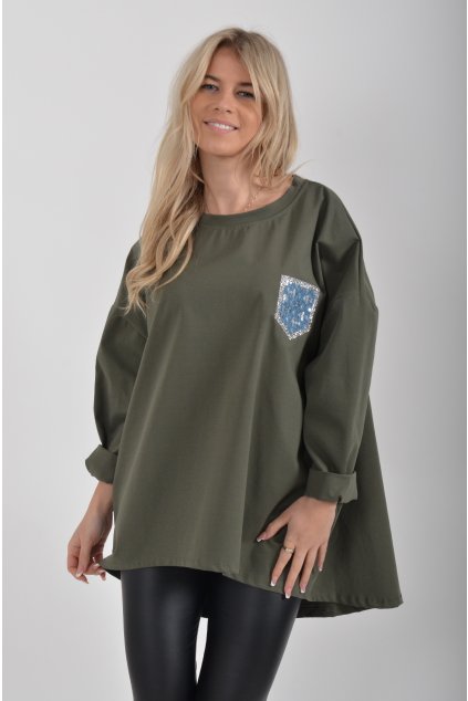 Khaki halenka ES3769