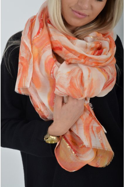 Vzorovaný šátek ES4081