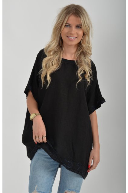 Černá halenka ES4233