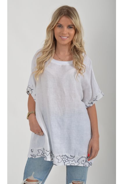 Bílá halenka ES4236