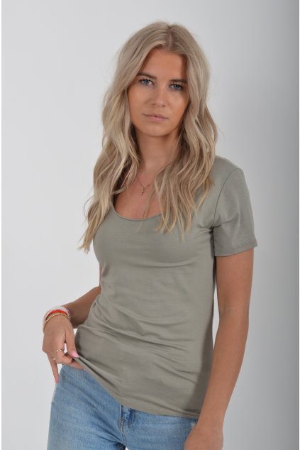Šedé basic tričko ES4434
