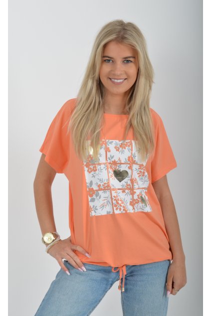 Oranžové tričko ES4687