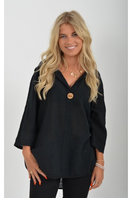 Černá halenka ES4795