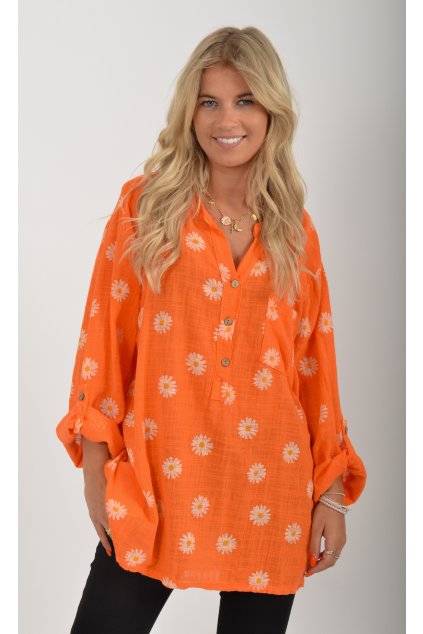 Oranžová halenka ES4804