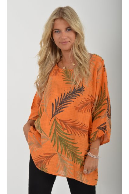 Oranžová halenka ES4812