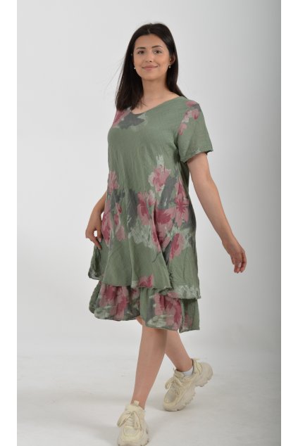 Khaki šaty ES4831