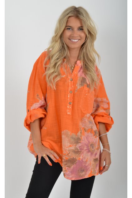Oranžová halenka ES4853