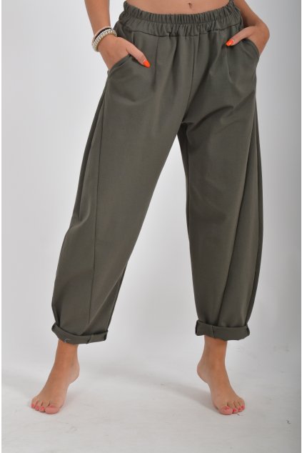 Khaki kalhoty ES4868